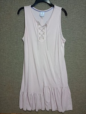 V By Violet Weekend Sleeveless Dress Ruffle Trim Size XL