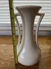 McCoy Pottery USA Marked Matte White With Handles.