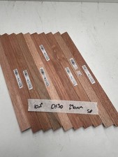 10no RED HARDWOOD Firecheck Hockey Stick, Moulding Beading Timber 290mm CH30