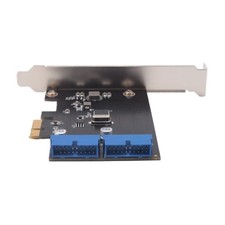 PCI Express USB 3.0 19 Pin Expansion Card PCIE 1X to 2 Ports USB 3 19 Pin4811