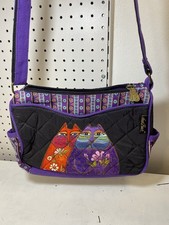 Laurel Burch Two Wishes Quilted Tote Crossbody Handbag Purse Retired NWT Cats
