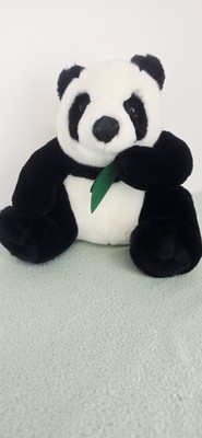 DOWMAN SOFT TOUCH - PLÜSCH-PANDABÄR SCHWARZ & WEISS 10 ZOLL SITZEND 