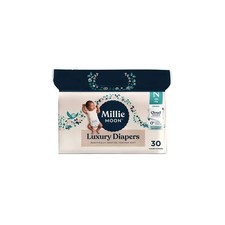 Millie Moon Luxury Diapers, Size Newborn, 30 Count