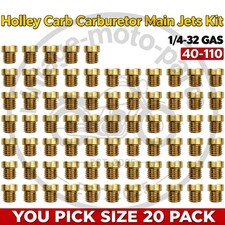 Holley Carb Carburetor Main Jets Kit 14-32 Gas 40-110 You Pick Size 20 Pack