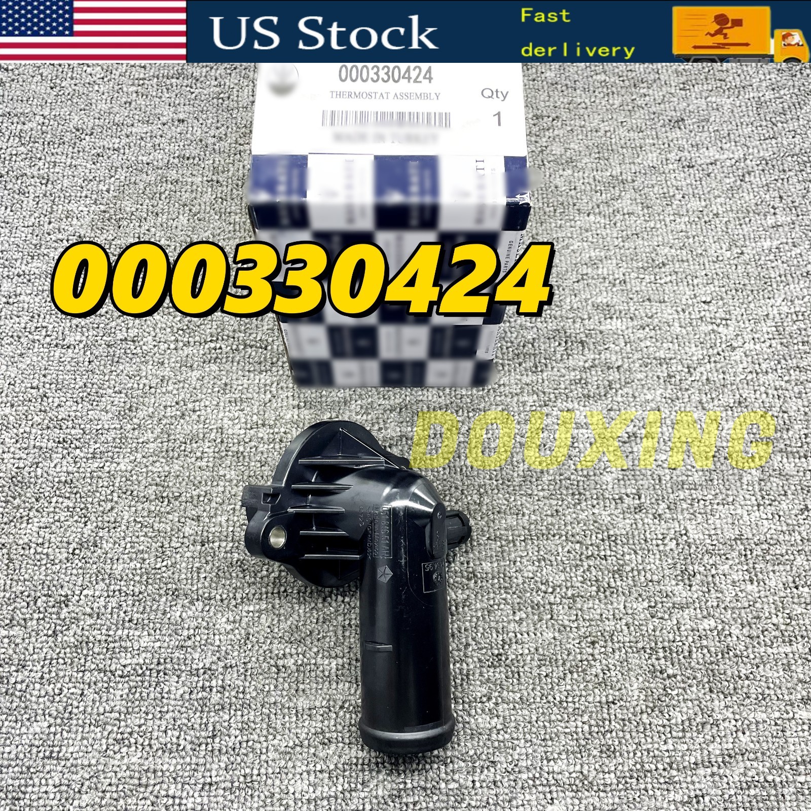 NEW Thermostat for Maserati Ghibli Levante Quattroporte,Gasoline only 330424