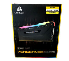 Corsair Vengeance RGB Pro 32GB (2x16GB) RAM DDR4 3600MHz. NIB. FAST SHIPPING