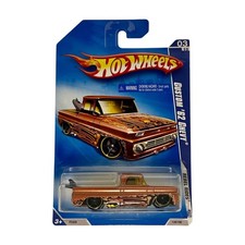 Hot Wheels Custom ‘62 Chevy C10 Pickup Truck Rebel Rides Copper #139 w/protector