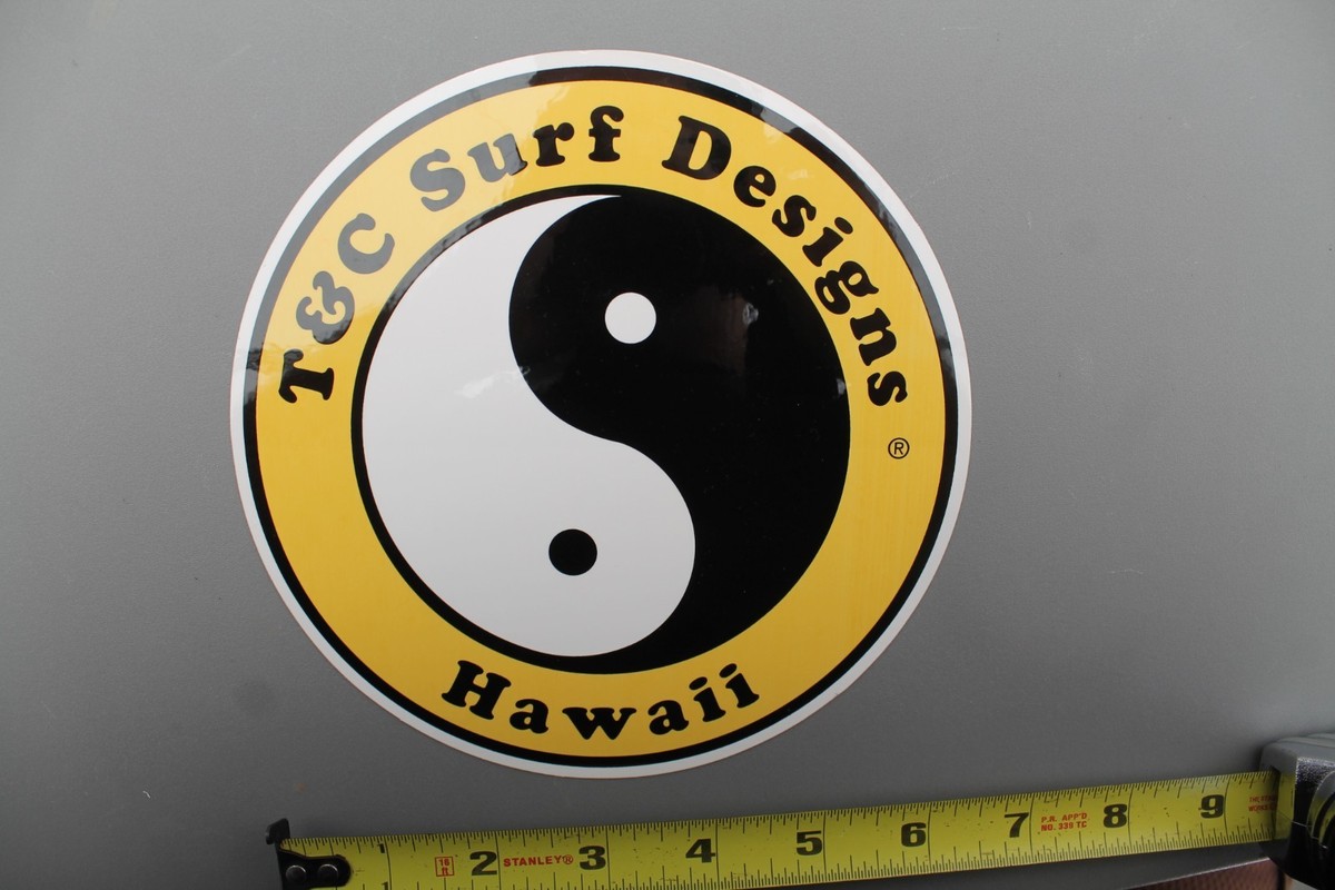 Town & Country Surf Designs Hawaii 非稼働 T&C Town Country Surf Designs Hawaii Yellow 80's OG V1C Vintage