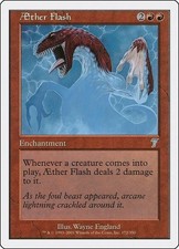 Aether Flash X (1) MTG -Seventh Edition - EX/NM-  7Th - (7ED) 4RCards