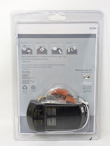 New Hampton Bay Universal Ceiling Fan Remote Control Full Function 343 668 - Picture 2 of 3