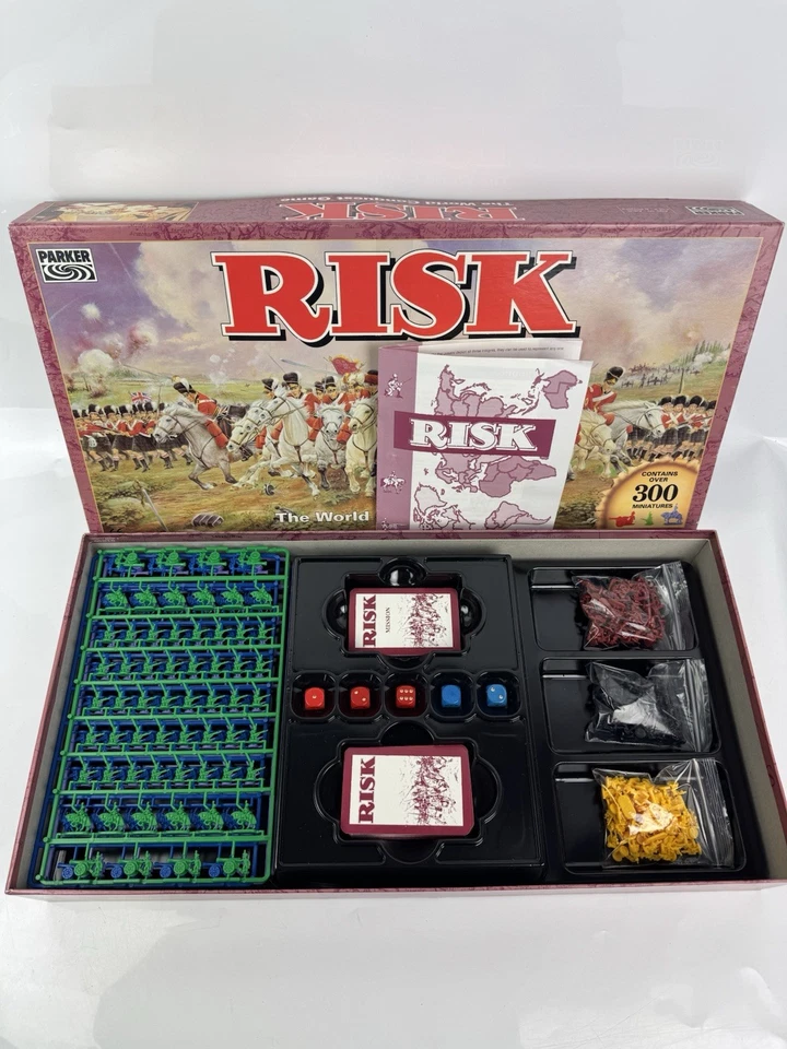 Risk The World Conquest Board Game Vintage Collectible Rare 1992 Complete - Image 2 of 4