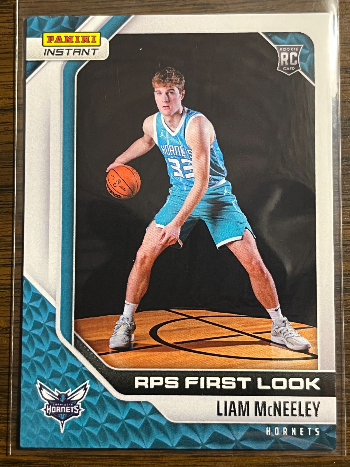 2025-26 Panini Instant NBA #RPSFL-5 Liam McNeeley Charlotte Hornets RC