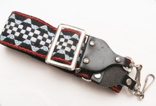 Awesome Vintage Geometric Tapestry Camera strap 36" jacquard, SKA Checkers