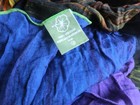 100% Viscose Women’s Scarf Birds Birder Chicks Green Black White Gray Wrap — photo 10