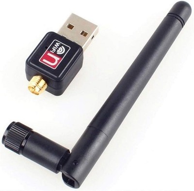 AC600 Mbps Dual Band 2.4/5Ghz Wireless USB WiFi Network Adapter black 