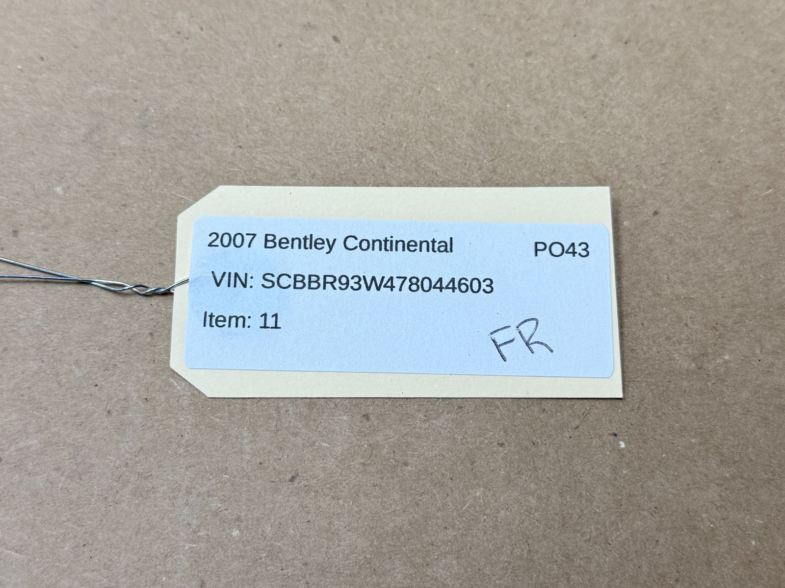 06-12 Bentley Continental Front Right Pass Seat Adjustment Control Switch PO43