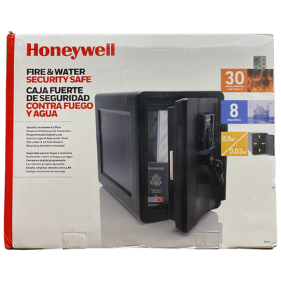 #ad #ad Honeywell 2911 Waterproof amp; Fire Security Digital Safe 0.92 CuFt Black $144.99