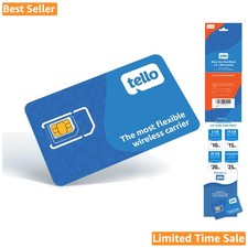 Universal Prepaid SIM Card for All Phones - Easy Activation, No Contracts, 4G/5G