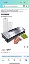 POTANE Vacuum Sealer Machine, 85kPa Pro Food Saver, 8-in-1 Easy Presets, NEW