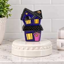 Nora Fleming Spooky Spaces Mini A253 Haunted House Halloween Hand Painted NEW