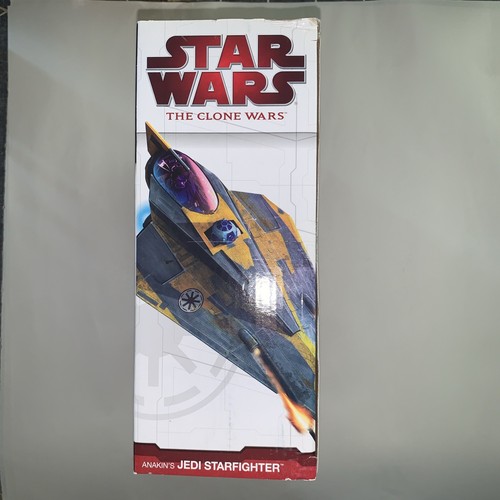 Anakin's Jedi Starfighter STAR WARS The Clone Wars TCW MIB NEW NIP MISB Diorama - Picture 4 of 6