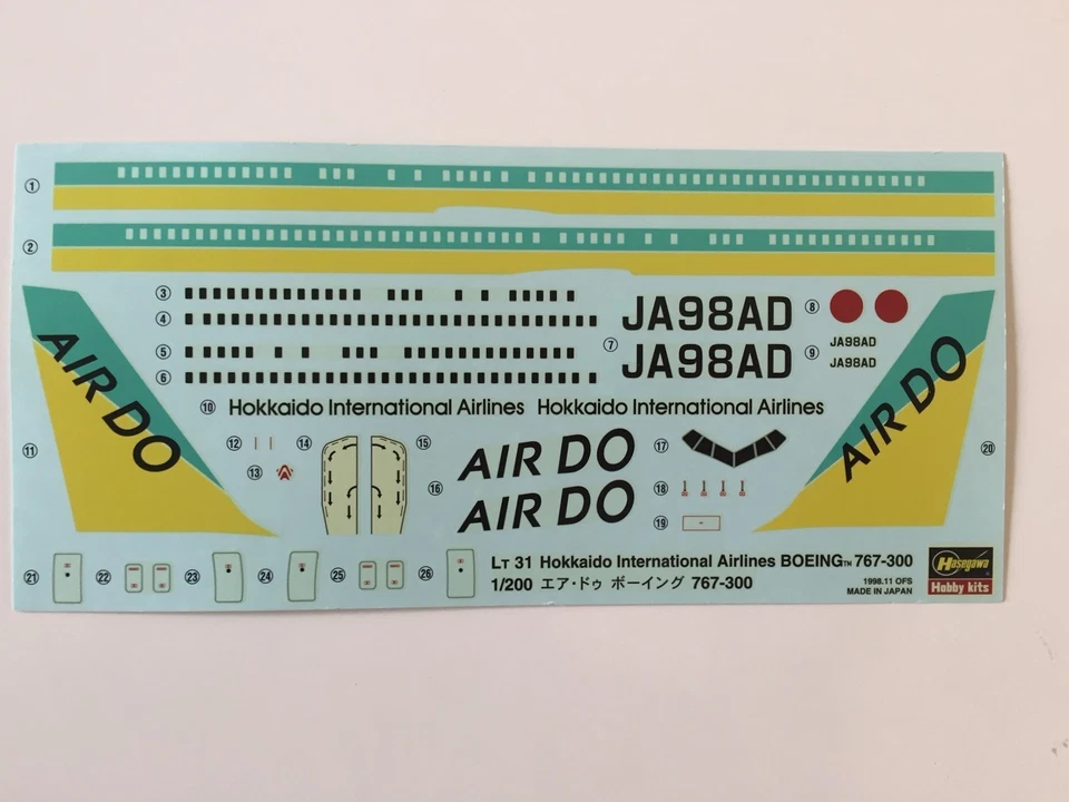 Hasegawa Decal 1:200 – bitte Artikelbeschreibung lesen