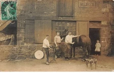 Carte Photo - Georges Lebrun Maréchal Ferrant à Meslay par CESNY BOIS HALBOU
