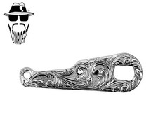 ORIGINAL LOWRIDER Custom Scroll Design Engraved Chrome Coaster Hub Brake Arm.