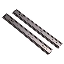 Lot of 2 V3VOGUE Heavy Duty Industrial Drawer Slides, Steel, 450mm, 130kg