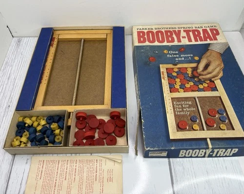 Vintage 1965 BOOBY TRAP Board Game Parker Brothers - Complete