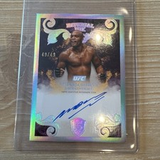 2025 UFC Topps Royalty Anderson Silva Imperial Ink Auto  /49 PACK FRESH! 