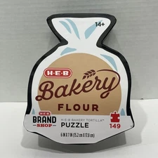 H-E-B Flour Tortilla Puzzle HEB Brand Shop 149 Pieces Bakery New Sealed