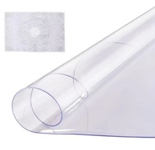 42 Inch Round Clear PVC Table Protector 2.0mm Thick Desk Cover Mat