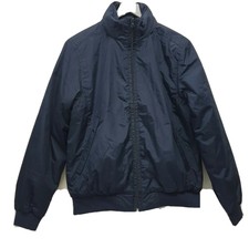 B&c Crew Bomber Jacket Navy Womens Size Medium Ref Cl6