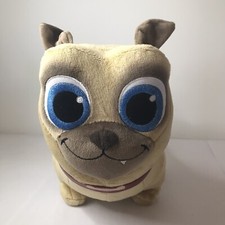 Disney Store Puppy Dog Pals ROLLY 12" Plush Pug Red Collar Stuffed Animal