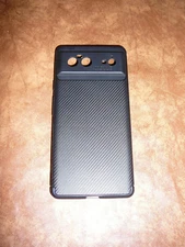 Used Pixel 6 Protective Phone Case (Matte Black)