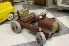 flintstone pedal car
