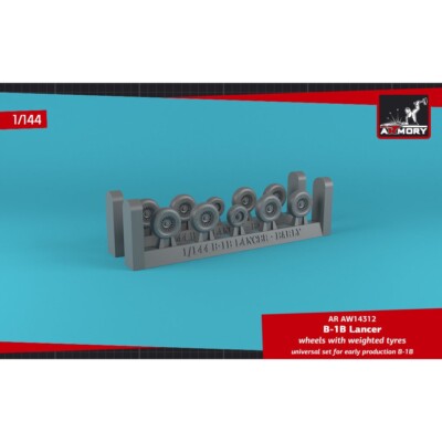 Armory Models AR AW14312 Scale 1/144 B-1B Lancer wheels w/ weighted tires, early
