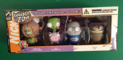 Invader Zim Palisades PVC Figurines of Doom Bologna Dib Beaver Gaz