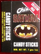 BATMAN - Individual VINTAGE "Sweet Cigarette" Packet - Batman / Michael Keaton 1