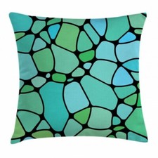 Fodera Cuscino Decorativo per Divano Seafoam Mosaic Abstract Composizione