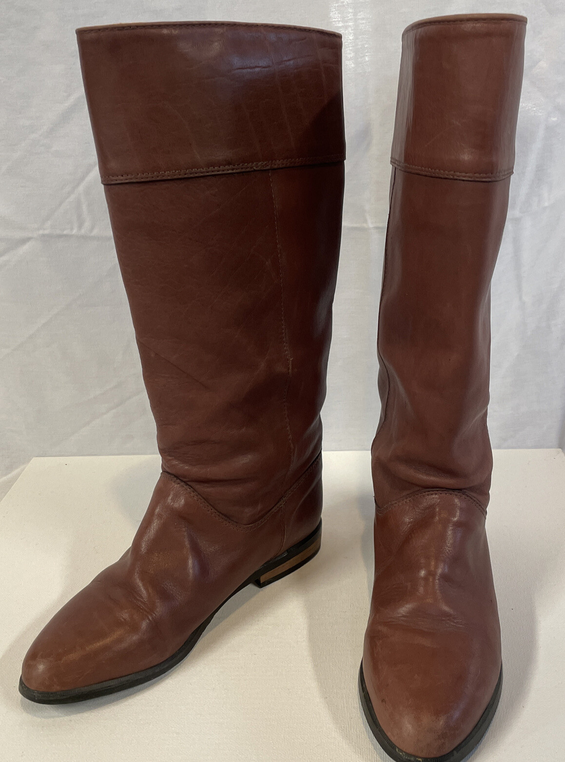 Vintage Eddie Bauer Tall Leather Warm Boots Expeditio… Gem