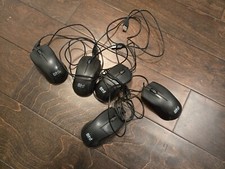 Lot of 5 BTO M309 Wired optical 2 button mouse mice FREE SHIP