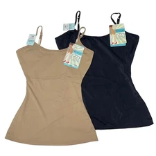 Spanx Shaping Cami Top Targeted Tummy Firm Control Power Mesh Compression 207