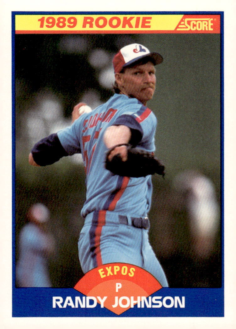 1989 Score #645 Randy Johnson