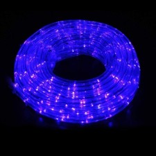 30FT LED Rope Lights Flexible Strip Lights 110V, 4 modes Decor Blue w/ Remote US