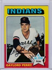1975 Topps Baseball Card #530 Gaylord Perry Cleveland Indians - NrMt