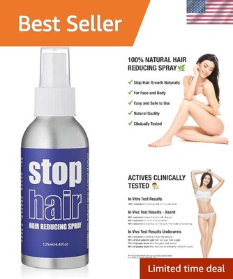 Natural Hair Removal Inhibitor - Effective for Legs, Arms, Face & Bikini Line