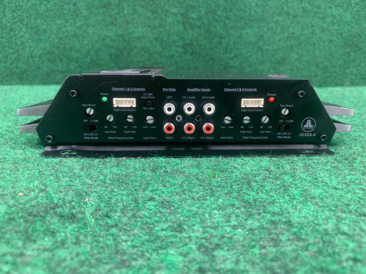 パワーアンプ JL AUDIO J2 320.4 320w 4ch JL Audio J2 320.4 4-channel car amplifier — 60 watts RMS x 4