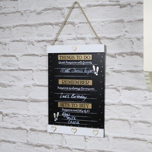 Prosecco Kitchen Blackboard Hanging Chalkboard Wooden Things To